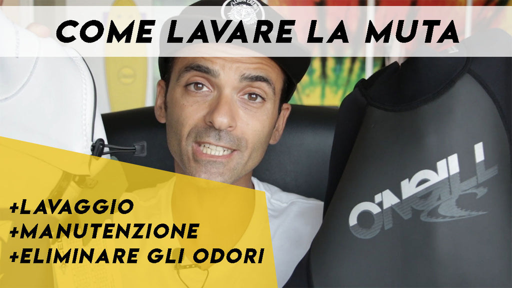 Come lavare la muta da surf e mantenerla al top