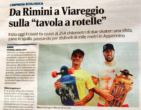 Longboard Coast to Coast in Italia