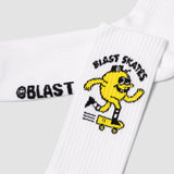 MASCOT LOGO CREW SOCKS - WHITE
