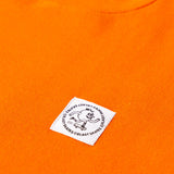 ORANGE ROUND LOGO CREW NECK