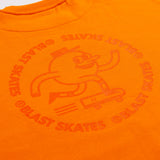 ORANGE ROUND LOGO CREW NECK