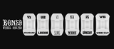 Bones Ruote OG Formula 100's #4 V5 Sidecut 53mm White
