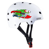 Casco Bullet x Santa Cruz Slasher Youth Gloss White