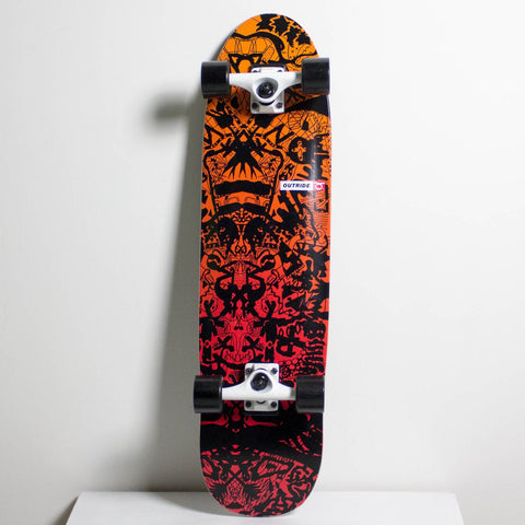 Outride Cruiser Skateboard Firewing