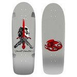 Powell Peralta Tavola OS Rodriguez Skull and Sword Silver 10"