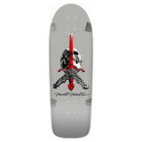 Powell Peralta Tavola OS Rodriguez Skull and Sword Silver 10"