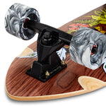 Happy Riding Surfskate Tiki Totem Fish Mogano 32"