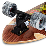 Happy Riding Surfskate Tiki Totem Fish Mogano 32"